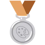medaglia d’argento + tavolozza