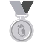 medaglia d’argento + pinguino