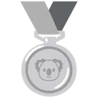medaglia d’argento + koala