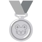 medaglia d’argento + muso di topo