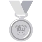 medaglia d’argento + muso di mucca