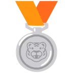 medaglia d’argento + muso di tigre