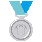 medaglia d’argento + t-shirt