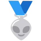 medaglia d’argento + alieno
