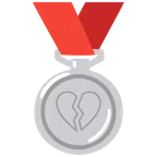 medaglia d’argento + cuore infranto