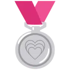 medaglia d’argento + cuore che cresce