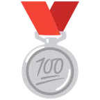 medaglia d’argento + 100 punti