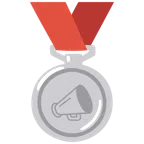 medaglia d’argento + megafono