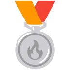 medaglia d’argento + fuoco