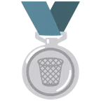 medaglia d’argento + cestino