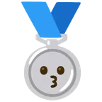medaglia d’argento + faccina che bacia