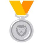 medaglia d’argento + leone
