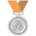 medaglia d’argento + scorpione