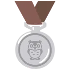medaglia d’argento + gufo