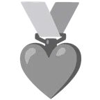 medaglia d’argento + cuore grigio