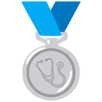 medaglia d’argento + stetoscopio