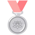 medaglia d’argento + loto