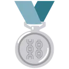 medaglia d’argento + catene