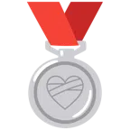 medaglia d’argento + cuore guarito