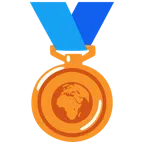 medaglia di bronzo + Europa e Africa
