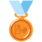 medaglia di bronzo + vento