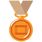 medaglia di bronzo + pellicola cinematografica