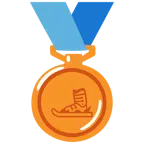 medaglia di bronzo + sci