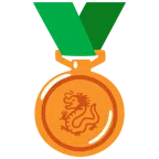 medaglia di bronzo + drago