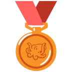 medaglia di bronzo + polpo