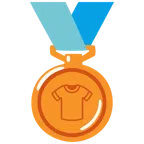 medaglia di bronzo + t-shirt