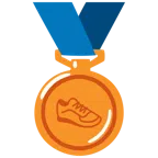 medaglia di bronzo + scarpa sportiva