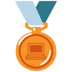 medaglia di bronzo + computer portatile