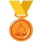 medaglia di bronzo + campana