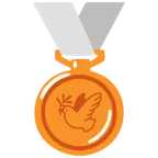 medaglia di bronzo + colomba