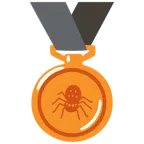 medaglia di bronzo + ragno