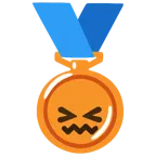 medaglia di bronzo + faccina frustrata