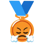 medaglia di bronzo + faccina che sbuffa