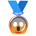 medaglia di bronzo + faccina terrorizzata