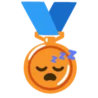 medaglia di bronzo + faccina che dorme