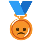 medaglia di bronzo + faccina leggermente imbronciata