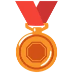 medaglia di bronzo + segnale di stop