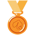 medaglia di bronzo + biscotto della fortuna