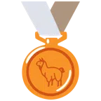 medaglia di bronzo + lama