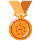 medaglia di bronzo + cupcake