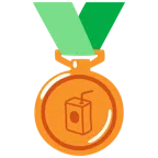 medaglia di bronzo + bevanda monodose