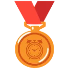 medaglia di bronzo + sveglia