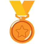 medaglia di bronzo + stella