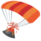 paracaídas + volcán