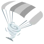 paracaídas + tornado