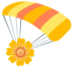 paracaídas + flor